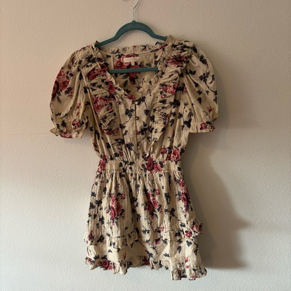 LoveShackFancy Sutton Mini Dress Floral - Picture 7 of 9